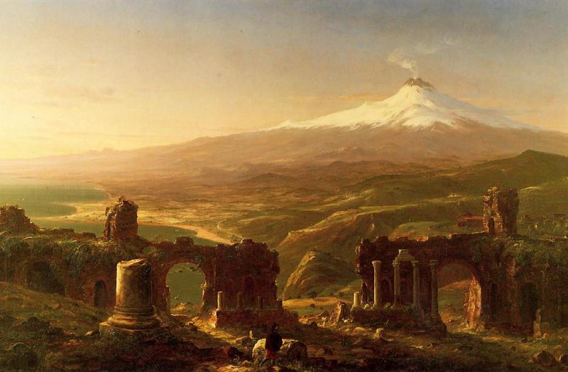 Thomas Cole Mount Etna from Taormina oil painting image